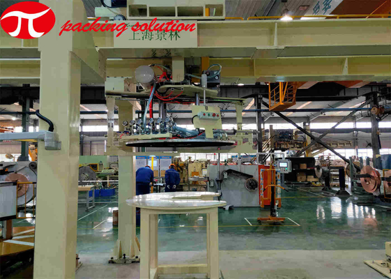 Welding Copper Wire Wrapping Machine Pit Installation 2000Kg OD 1400mm 1.5KW Power