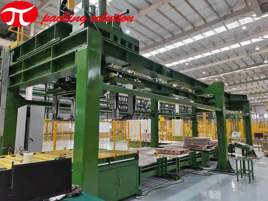 PLC Control Copper Coil Copper Strip Packing Line OD 800mm-1500mm Width 200mm Standard Color