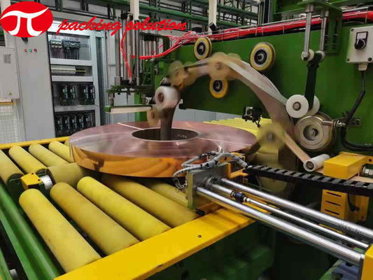 ID 800mm  Copper Coil Packaging Line Copper Tape Coil Wrapping Machine