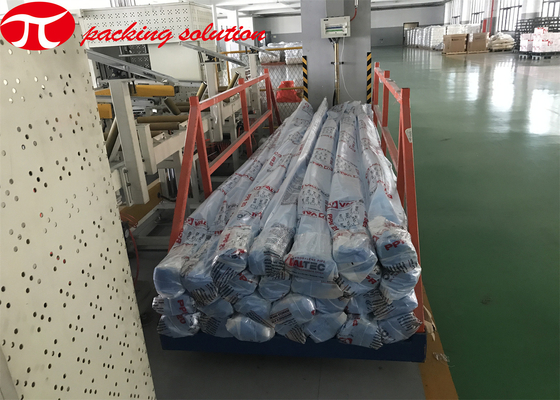 Plastic Film Steel Tube Bagging And Bundling Packing Machine  220V 20mm-80mm Diameter
