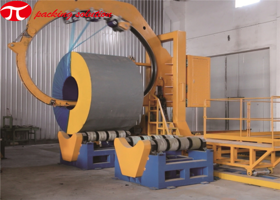 LLDPE Vertical Aluminum Coil Wrapping Machine Automatic 2300mm