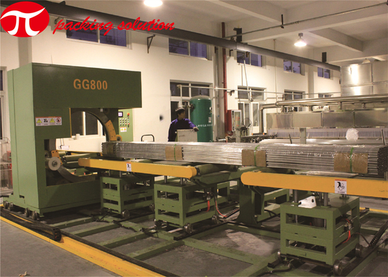 Horizontal Panel Steel & Door Panel Packaging Machine GG800 Open Edge Packaging Machine