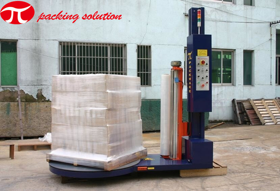 PLC Control High Efficiency Industrial Pallet Wrapping Machine 2000KG Load Weight