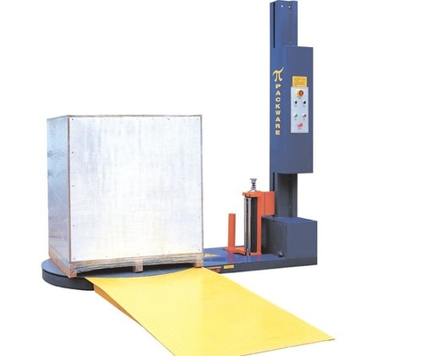 Stretch Film Pallet Wrapper Packing Machine Automatic Heavy Duty PLC Control 0.37KW