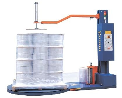 Stretch Film Pallet Wrapper Packing Machine Automatic Heavy Duty PLC Control 0.37KW