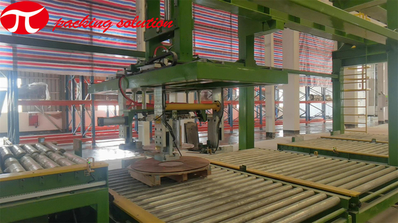 Automatic Copper Coil Wrapping Machine  PLC Control OD 600mm-1200mm