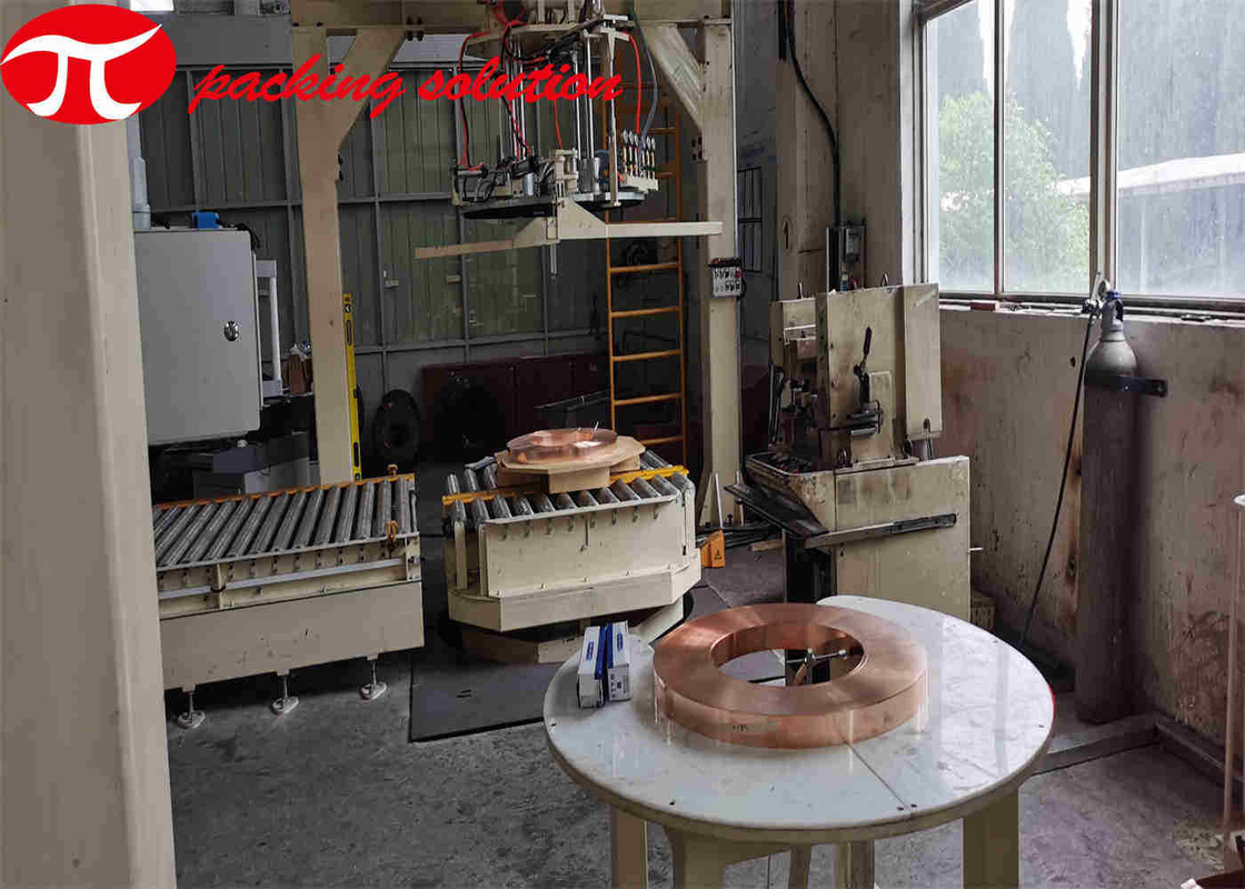 Welding Copper Wire Wrapping Machine Pit Installation 2000Kg OD 1400mm 1.5KW Power