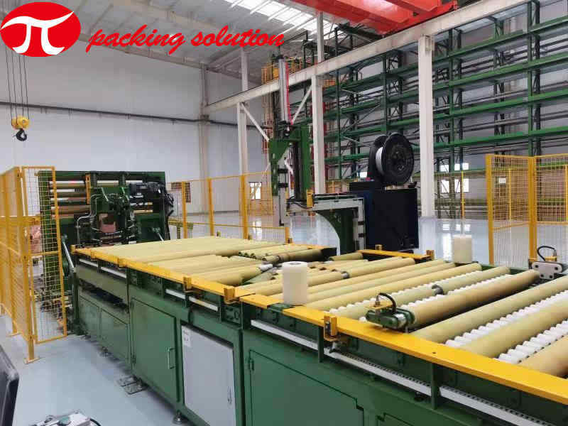 PLC Control Copper Coil Copper Strip Packing Line OD 800mm-1500mm Width 200mm Standard Color