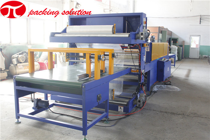 Strong Tension Horizontal Wrapping Machine With PLC Programmer Controller For Panel And Door