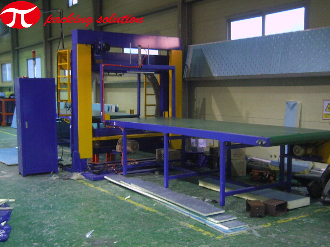 220V Horizontal Wrapping Machine 70r/Min 1000-6000mm Orbital Wrapping Machine