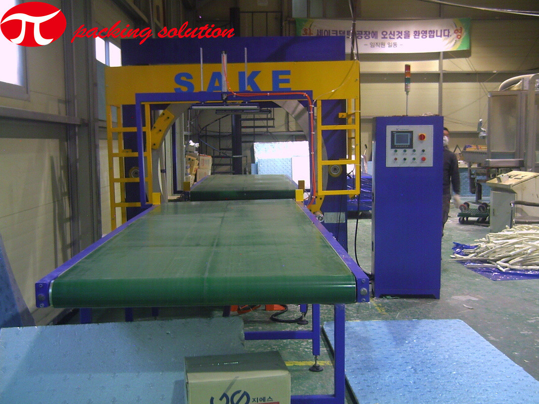 220V Horizontal Wrapping Machine 70r/Min 1000-6000mm Orbital Wrapping Machine