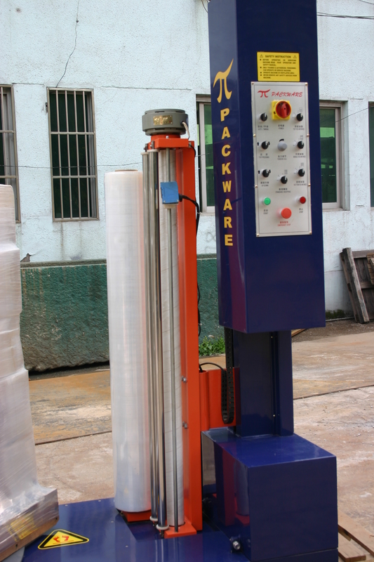 Auto Stretch Pallet Wrapper Machine 1500KG Electrical PLC Control