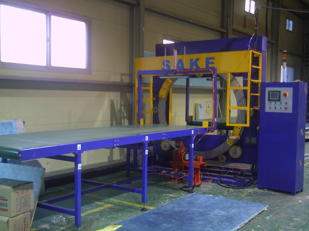 GG800 70r/Min Rotating Speed Pipe Stretch Wrapping Efficiency 1000mm Horizontal Machine