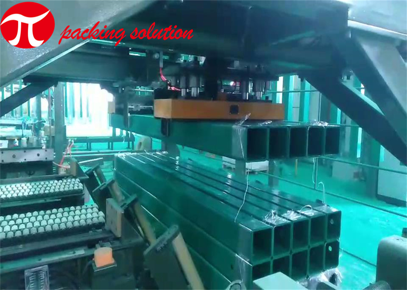 Automatic Steel Tube Packing Machine 200-800mm Plastic Pipe Stainless Tube Packing Machine